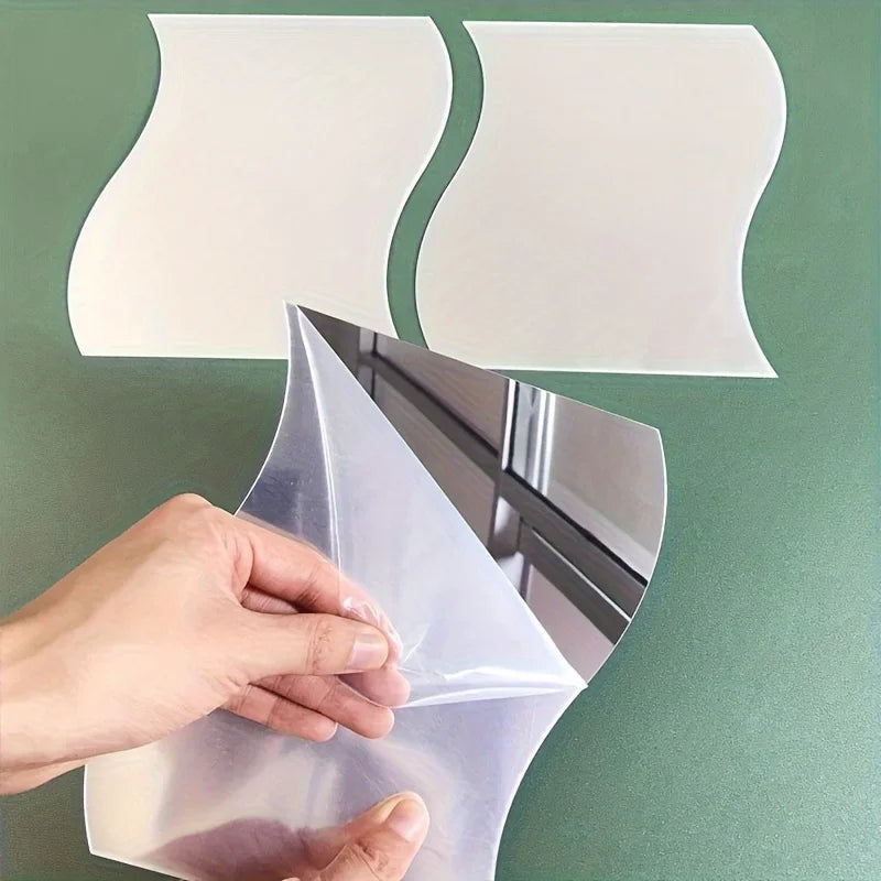 GlowWave Wavy Mirror